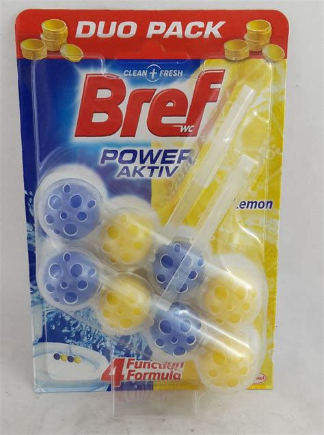 BREF POWER ACTIVE DUO PACK LEMON 2X50G Toiletries Cosmetics