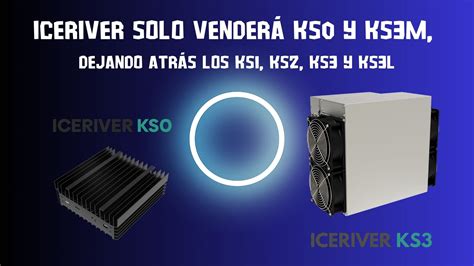 IceRiver solo venderá KS0 y KS3M dejando atrás los KS1 KS2 KS3 y