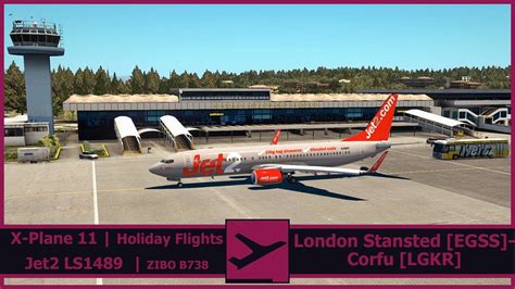 Holiday Flights Jet2 Ls1489 London Stansted Egss Corfu Lgkr