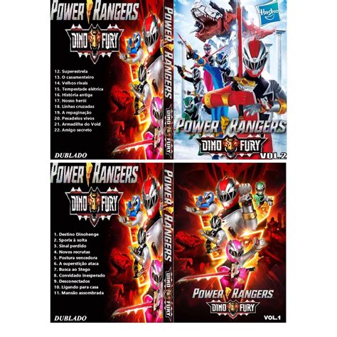 Power Rangers Dino Fúria 1ª Temporada Dublado Shopee Brasil