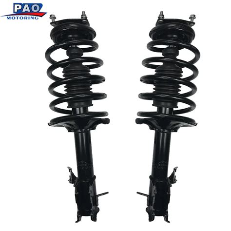 2pc New Front Left And Right Complete Strut Coil Spring Coilover Assembly