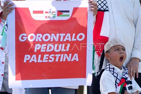 Aksi Bela Palestina Di Gorontalo ANTARA Foto