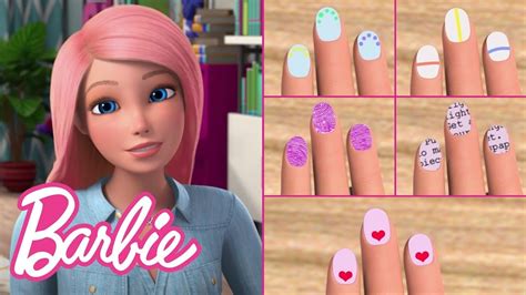 5 TUTORIALES DE IDEAS FÁCILES para uñas Barbie Vlogger en Español