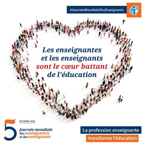 Journée mondiale du personnel enseignant - Le 5 octobre 2022 - Centre