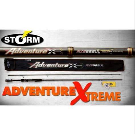 Storm Adventure Xtreme Fishing Rod Shopee Malaysia