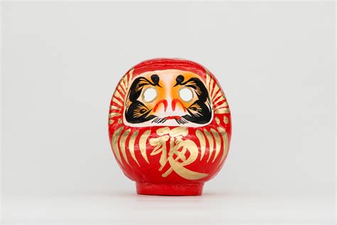 Classic Red Daruma Doll Set Of 5 We Love Daruma