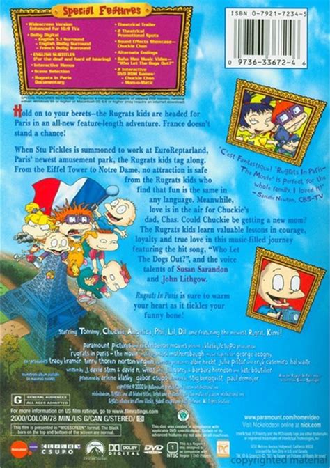 Rugrats Paris DVD