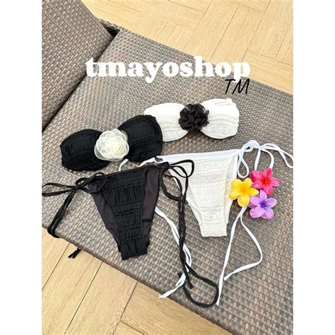 Roses Bikini บกนเกาะอกตดดอกกหลาบ Shopee Thailand