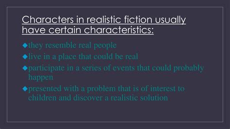 Ppt Realistic Fiction Powerpoint Presentation Free Download Id2567626