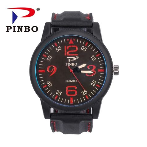 New Pinbo Casual Quartz Watch Men Military Watches Sport