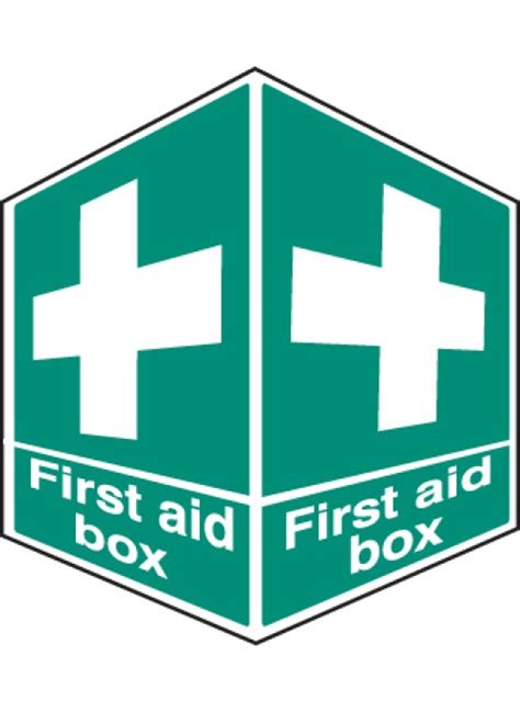 First Aid Box Projecting Sign