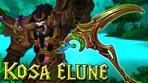 Kosa Elune Balance Druid Artefakt Wow Legion Cz Youtube