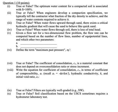 Solved Question 1 10 ﻿pointsi ﻿true Or False The