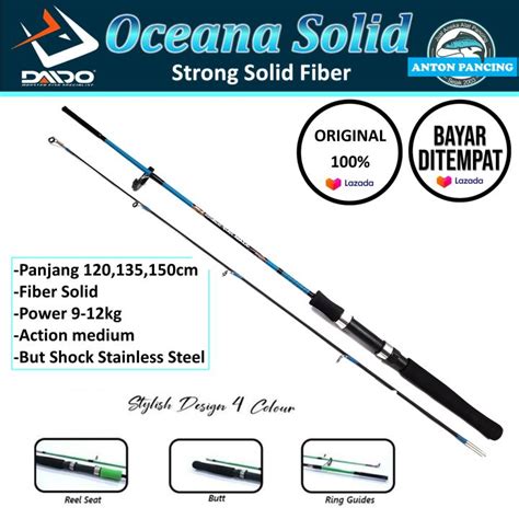 Joran Pancing Daido Oceana Fiber Solid Warna Cm Lazada