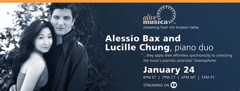 Alessio Bax Lucille Chung Piano Duo Howland Chamber Music Circle