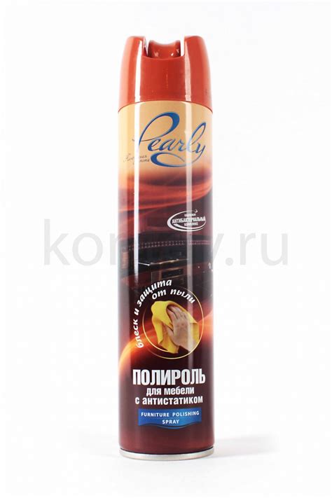 Полироль для мебели с антистатиком PEARLY — Средства бытовой химии ...