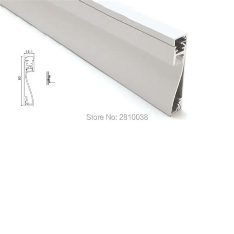 X M Sets Lot Wall Washer Led Profile Light And Flat Tall Aluminium