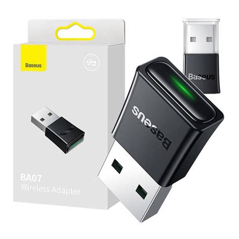 BASEUS PRZENOŚNY BEZPRZEWODOWY ADAPTER USB ODBIORNIK NADAJNIK BLUETOOTH