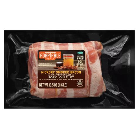 Hickory Smoked Bacon Wrapped Loin Filet 1 16 Lbs Bj S Wholesale Club