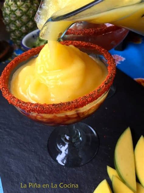 Mango Margarita With Chamoy Mangonada La Piña En La Cocina