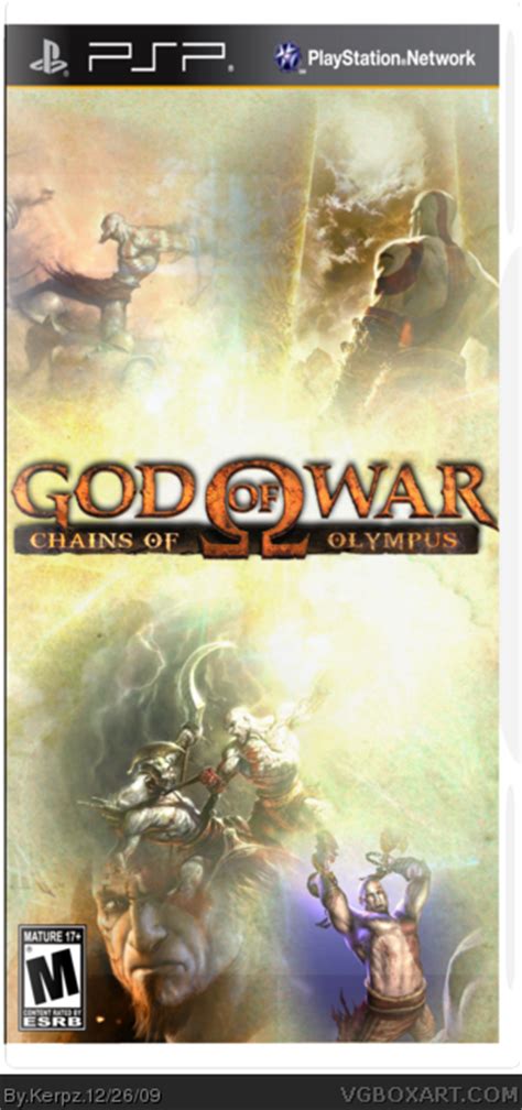 God of War: Chains of Olympus PSP Box Art Cover by Kerpz