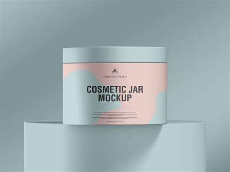 Free Premium Cosmetic Jar Packaging Mockup Design Mockup Planet