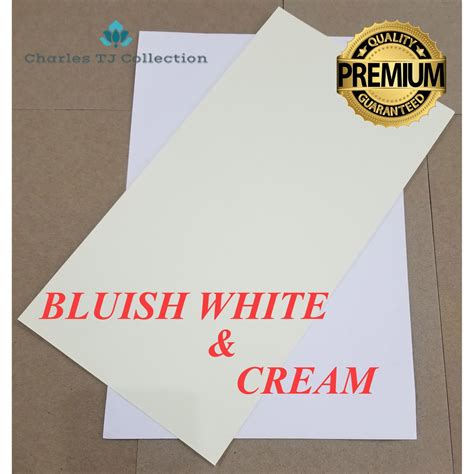 Jual Kertas Kartu Nama Bluish White Aster 230gram Folio 20 Lembar