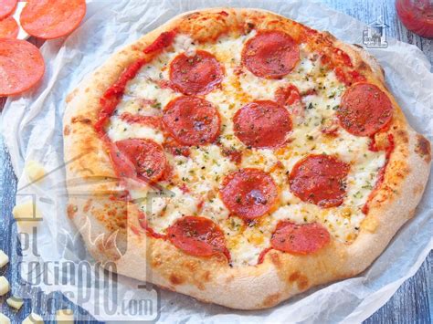 Pizza De Pepperoni · El Cocinero Casero Pasta Y Pizza