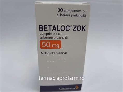 BETALOC R ZOK 50 Mg X 30 COMPR FILM ELIB PREL 50mg ASTRAZENECA AB