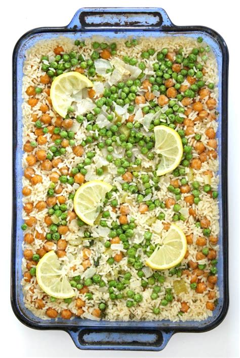 Lemon Chickpea and Rice Casserole (Vegan, Gluten-Free, Allergy-Free)