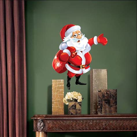 Santa Claus Removable Christmas Wall Decal Mural Santa Claus