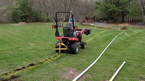 Trenching For Conduit Youtube