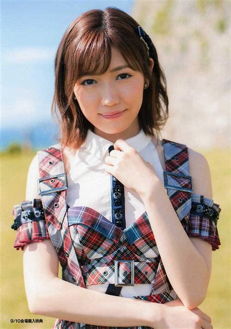 Mayu Watanabe 渡辺麻友 Cosplay Hot Female Musicians Idole Casual Sporty Belly Button