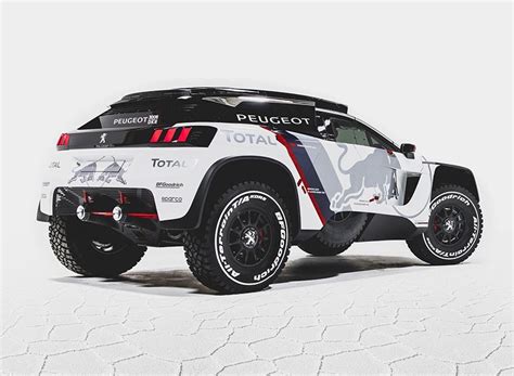 Peugeot Dkr Race Car Reveals Its Aggressive Bodywork Peugeot