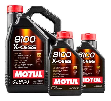 Aceite Para Motor Motul Sintetico X Cess W Autos Pickups Suvs