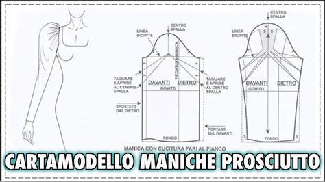 MANICHE A PROSCIUTTO CARTAMODELLO E CONFEZIONE Di CUCITO SARTORIALE