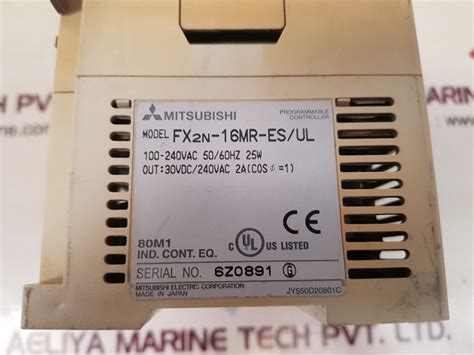 MITSUBISHI MELSEC FX2N 16MR ES UL PROGRAMMABLE CONTROLLER Aeliya Marine