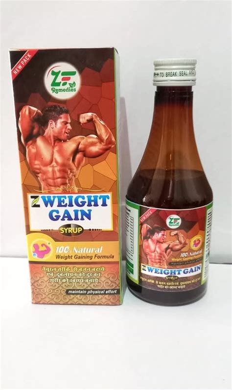 Ayurvedic Weight Gain Syrup Packaging Type Bottle Packaging Size