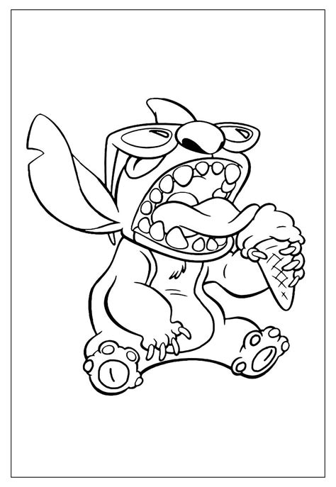 Desenhos de Stitch para Imprimir e Colorir - Tudo Para Colorir
