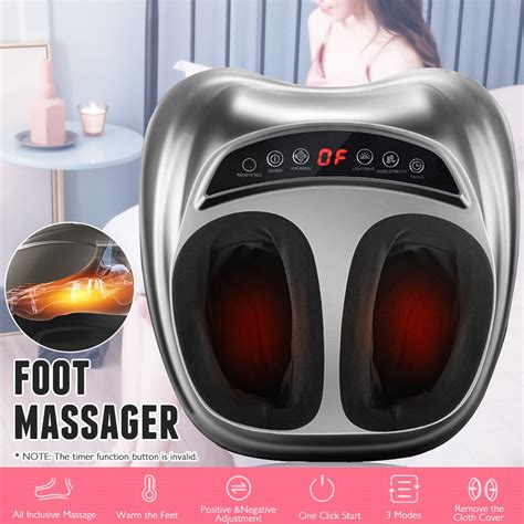 24 45w Electric Heating Foot Massage Device Multi Function Reflexology Shiatsu Foot Massage