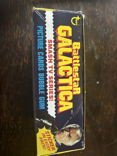 1978 Battlestar Galactica Vintage Full 36 Pack Trading Card Box Topps