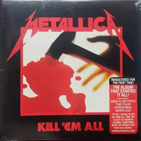 Metallica Kill Em All Cd Sellado Remasterizado Cuotas sin interés