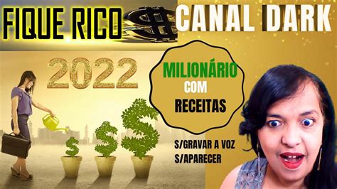 Canal Dark De Receitas NICHO MILIONÁRIO Técnica Revelada Para Crescer