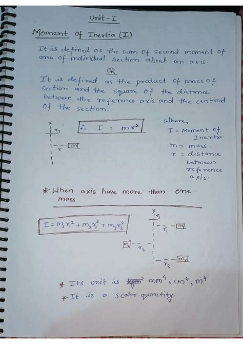 SOLUTION Moment Of Inertia Civil Engineering Studypool