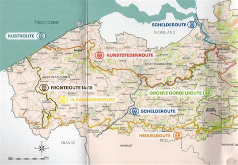 Gids Voor De Vlaamse Icoonfietsroutes Fietsgids 9 Routes Voor Een