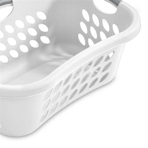 Sterilite Bushel Ultra Hiphold Laundry Basket White