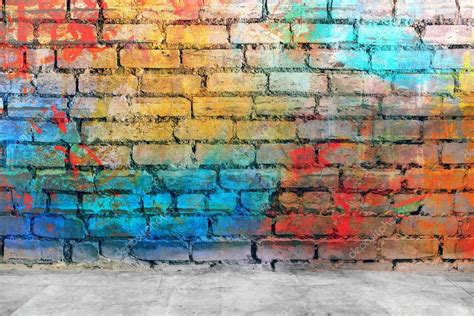 Graffiti brick wall — Stock Photo © Ensuper #79508902