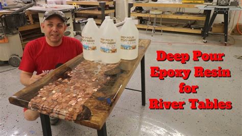 Deep Pour Epoxy Resin For River Tables YouTube