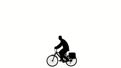 silhouette people ride on white background. silhouette black people ...