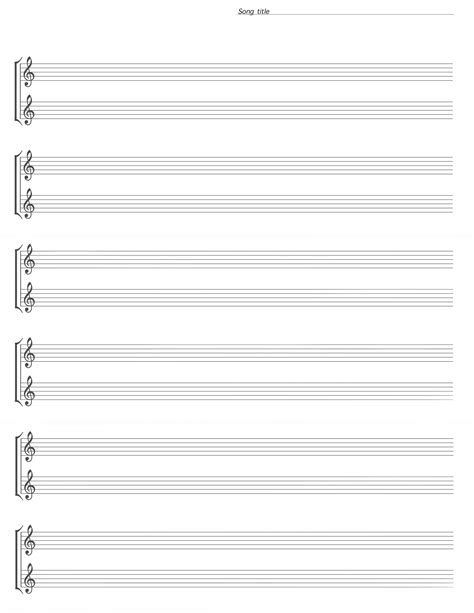 Duet Sheet Music With Treble Clef Etsy